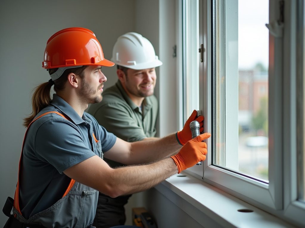 Window installation crew — impact windows installation