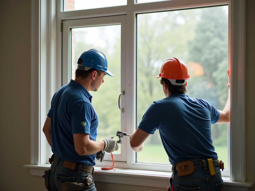 Window installation crew — impact windows installation