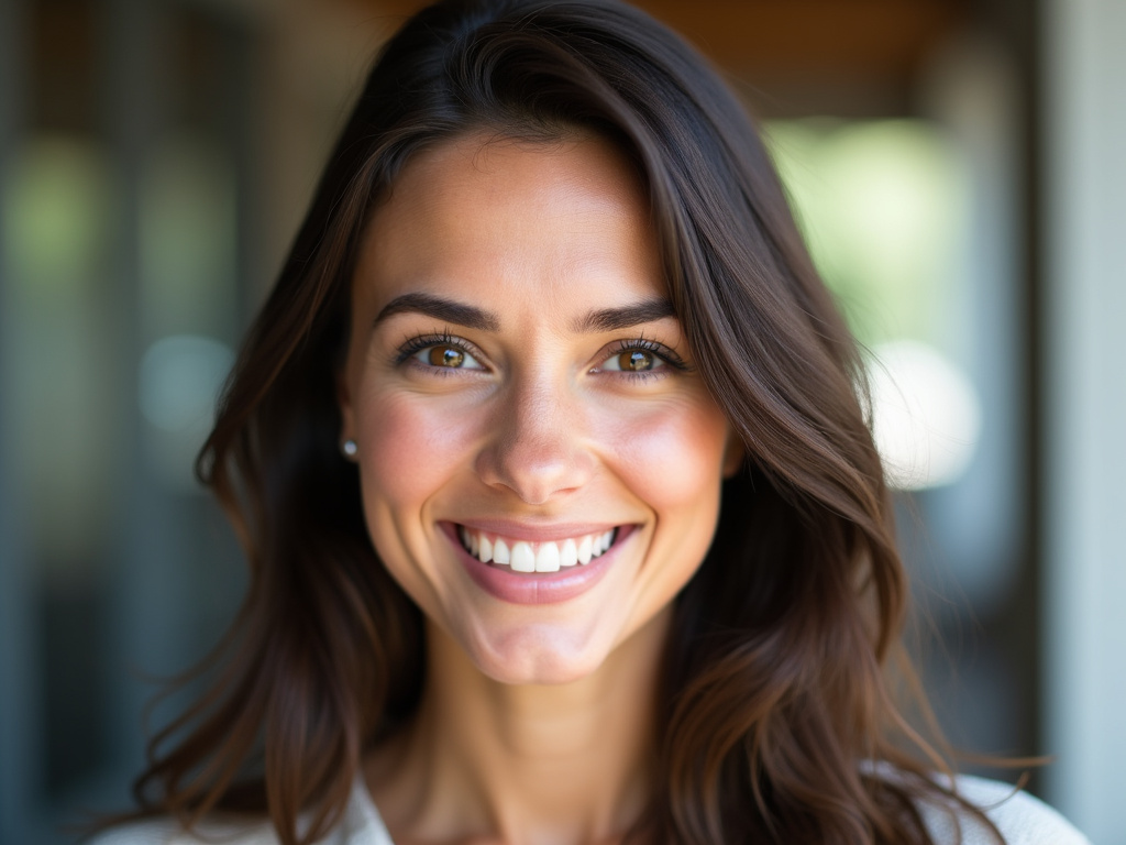 Woman smiling — teeth whitening coral springs