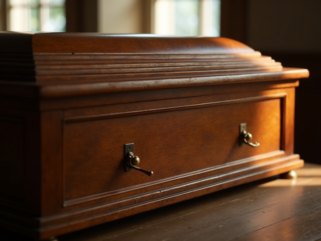 Wooden casket — los angeles wrongful death lawyer