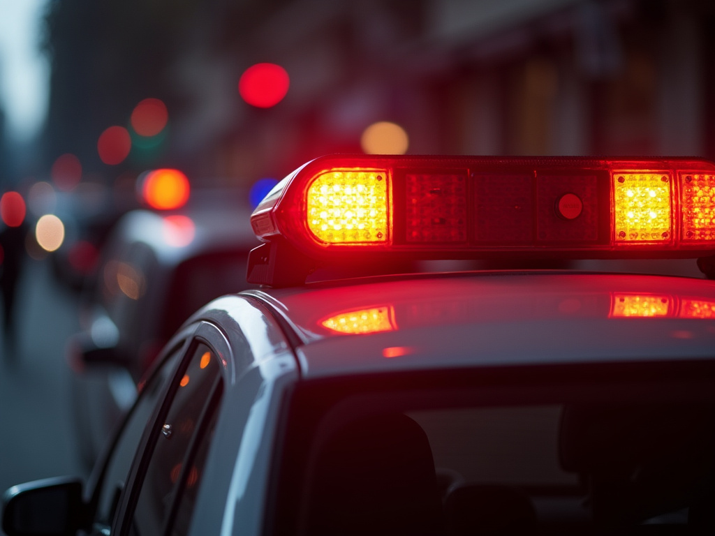 Ambulance lights — los angeles head-on collision lawyer