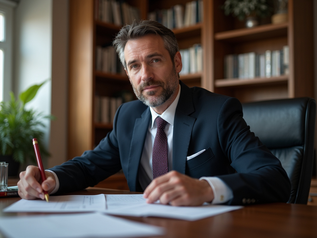Attorney at desk — los angeles fatal car accident lawyer