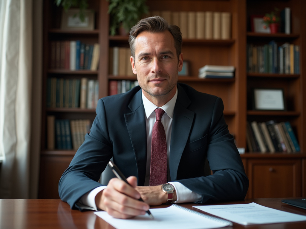 Attorney at desk — los angeles fatal car accident lawyer