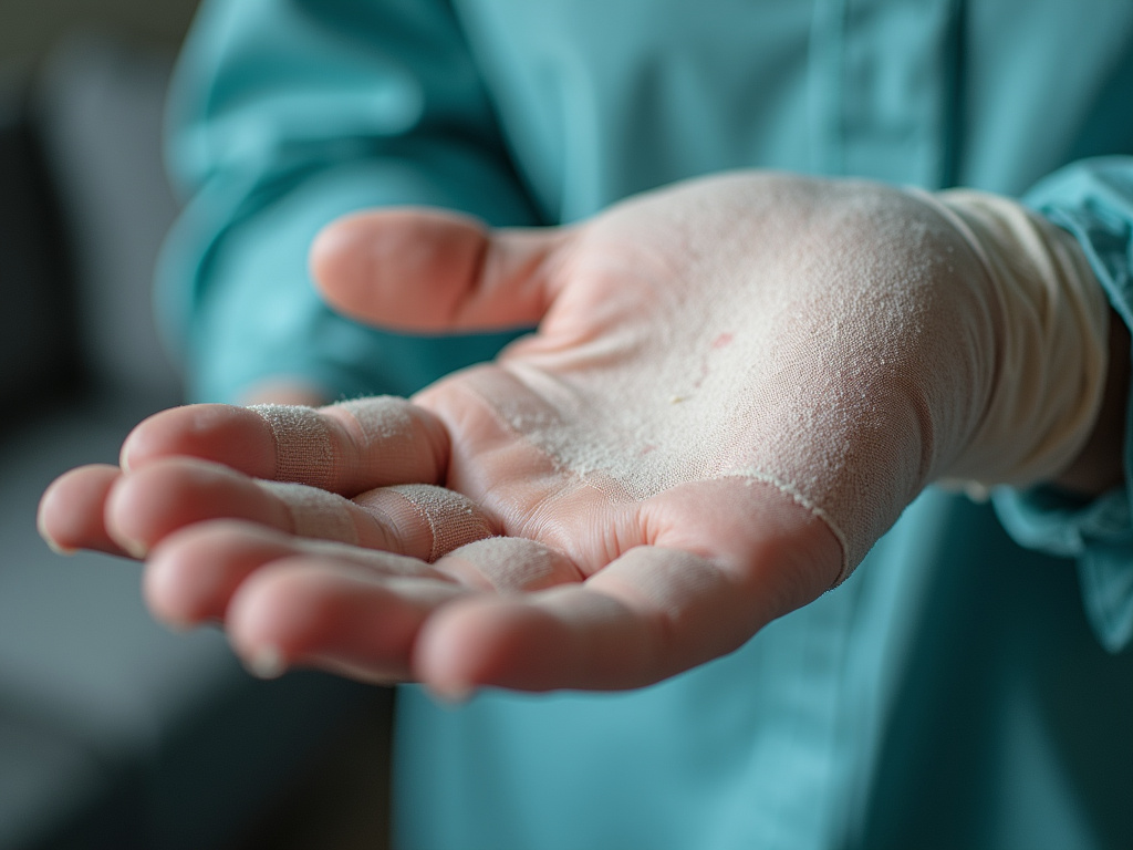 Bandaged hand — burn injury lawyer phoenix