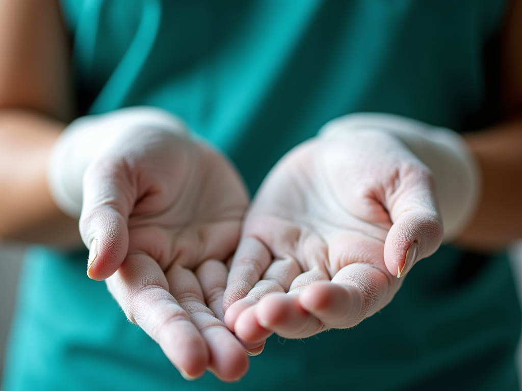 Bandaged hands — burn injury lawyer phoenix