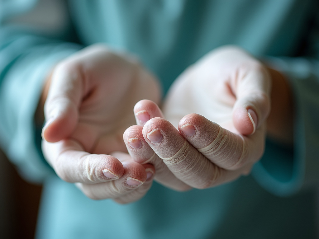 Bandaged hands — burn injury lawyer phoenix