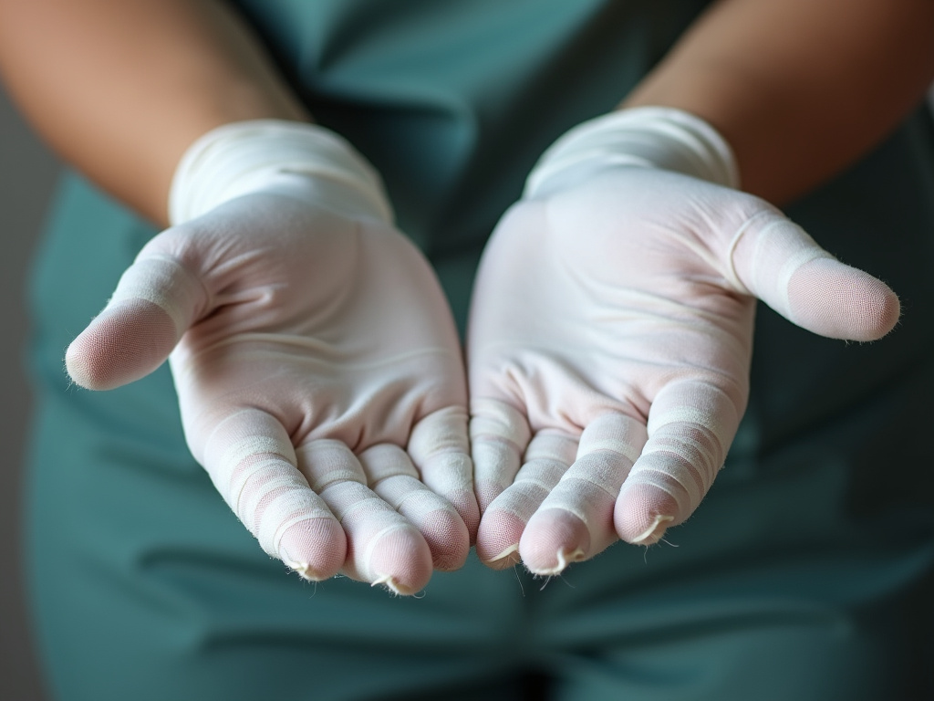 Bandaged hands — burn injury lawyer phoenix
