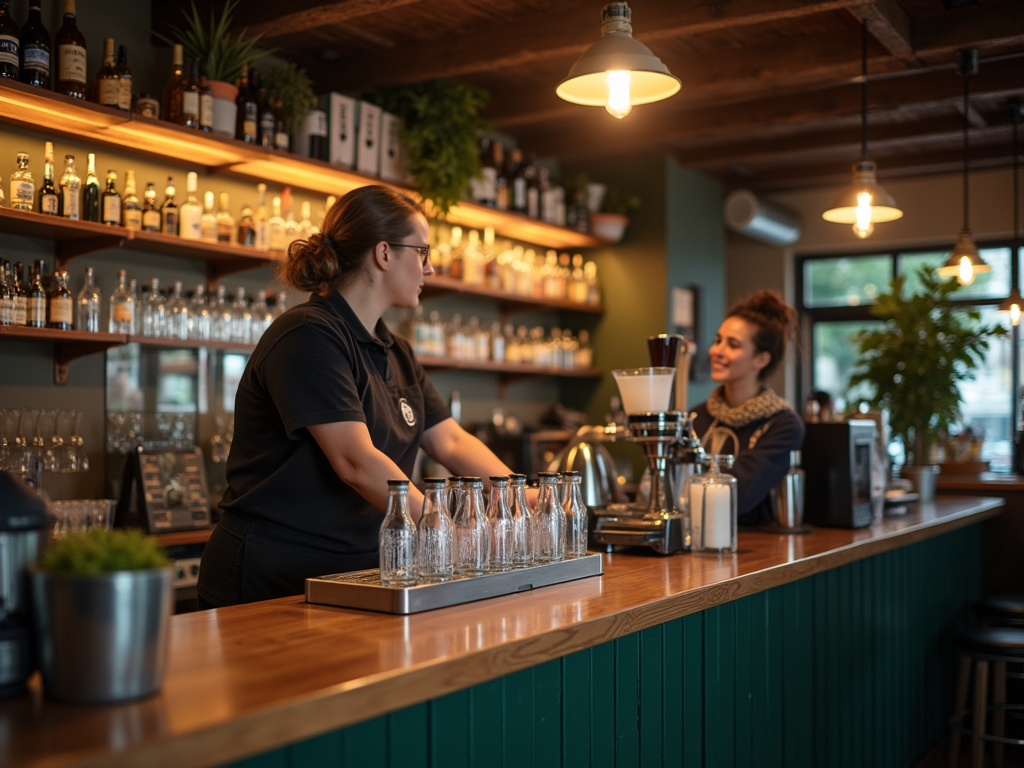Budtender counter — cannabis dispensary Eddington Maine