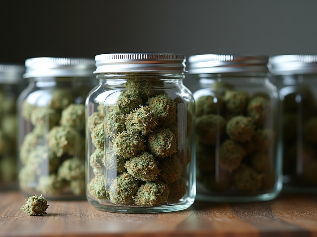 Cannabis jars — cannabis dispensary Hermon Maine