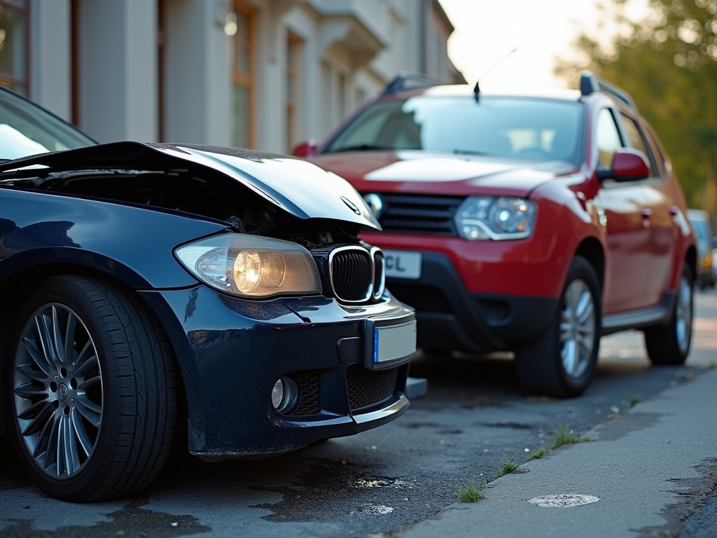 Car crash scene — accident lawyer phoenix