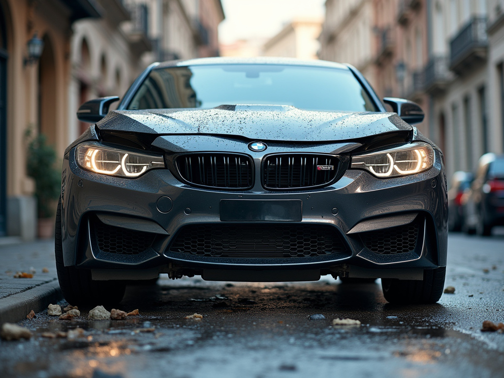 Car crash scene — los angeles distracted driving accident lawyer
