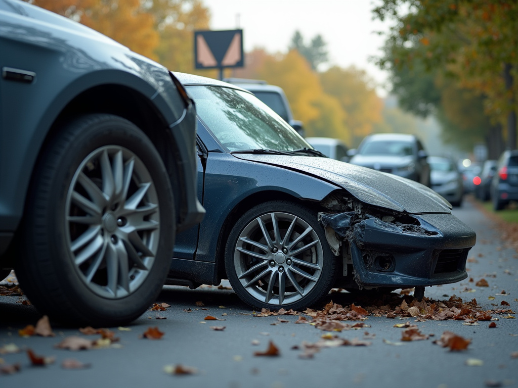 Car crash scene — los angeles fatal car accident lawyer