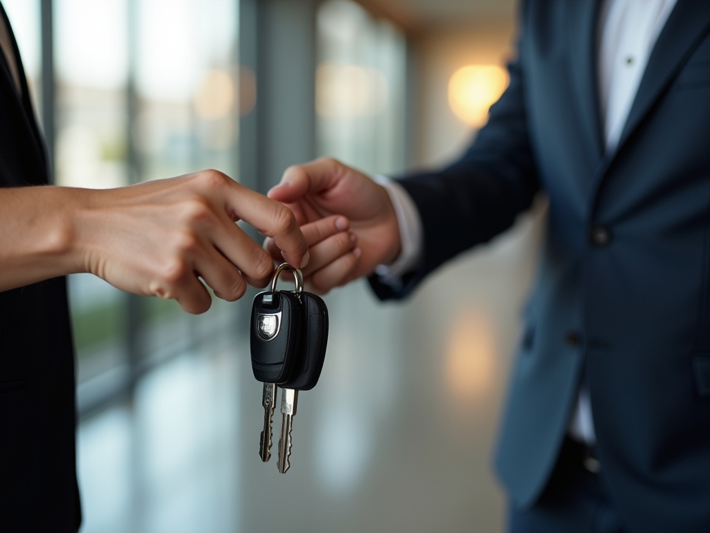 Car keys handoff — title loans delaware