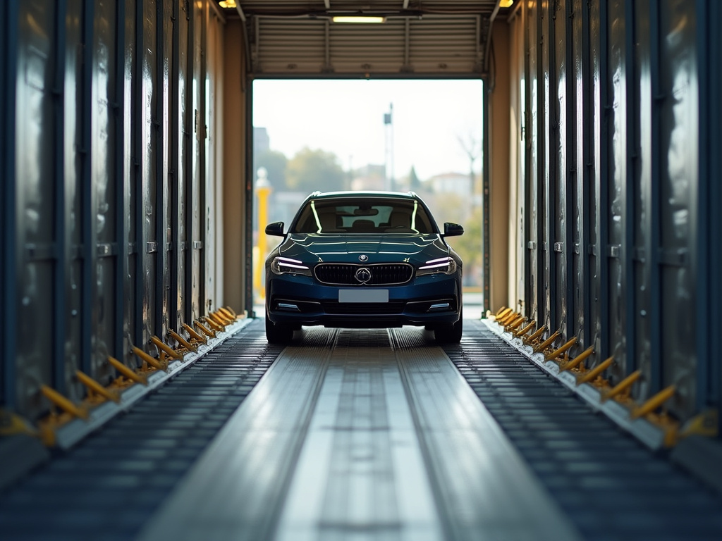 Car loading ramp — expedited car shipping