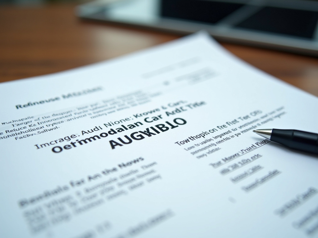 Car title document — title loans alabama