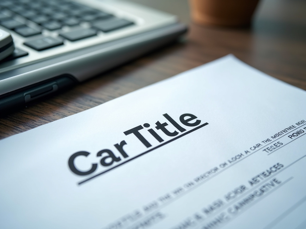 Car title document — title loans delaware