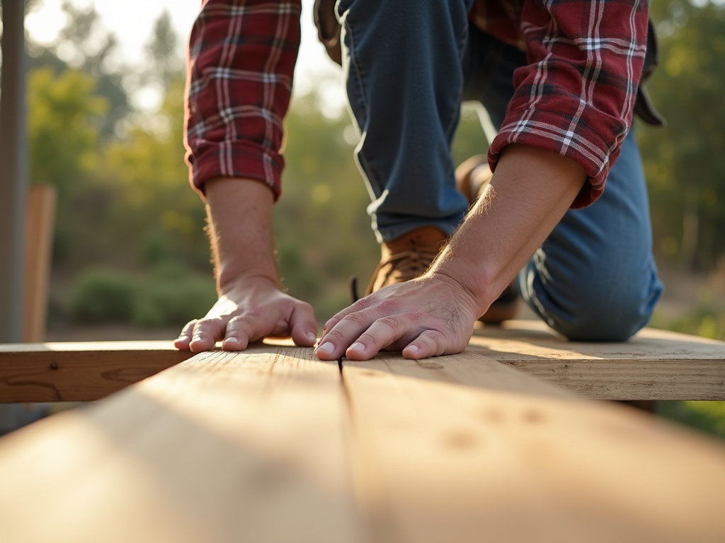 Carpenter building deck — deck builders austin
