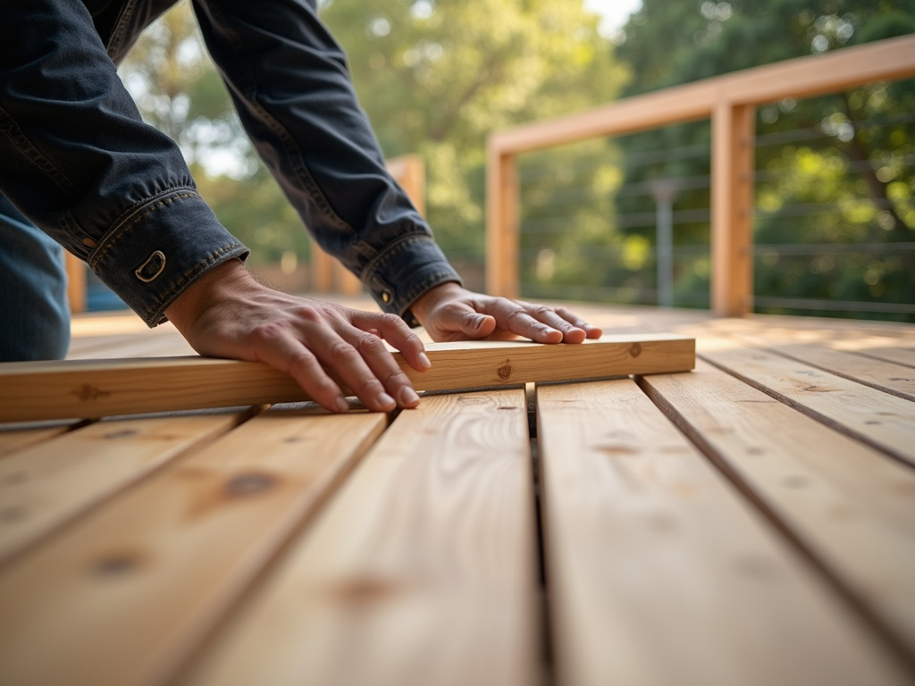 Carpenter building deck — deck builders austin