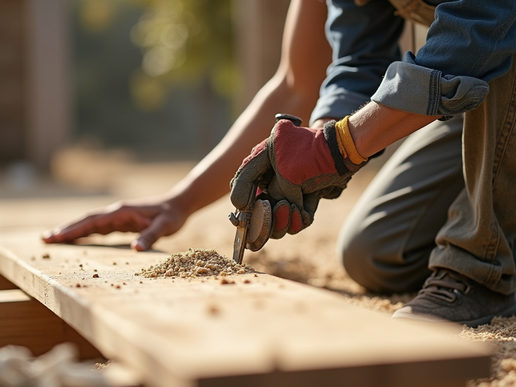 Carpenter building deck — deck builders austin