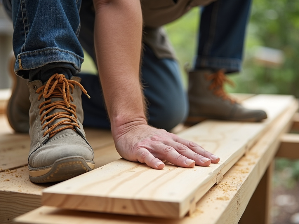 Carpenter building deck — deck builders austin