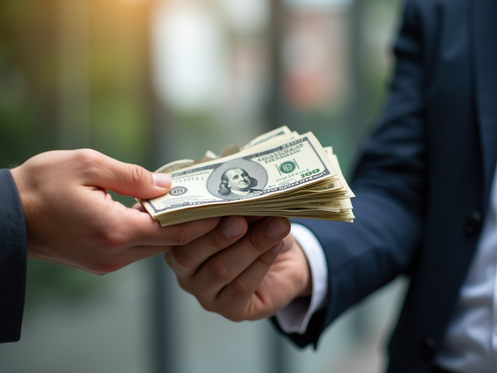 Cash handed over — title loans oklahoma