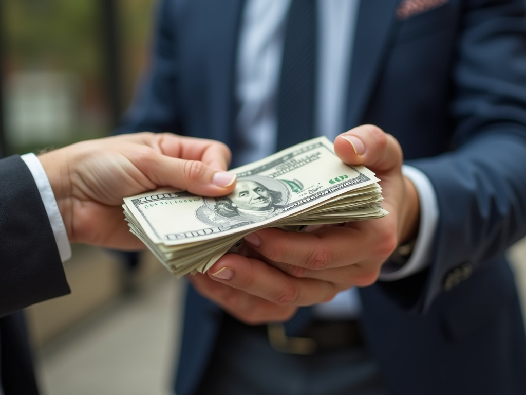 Cash handoff — title loans michigan