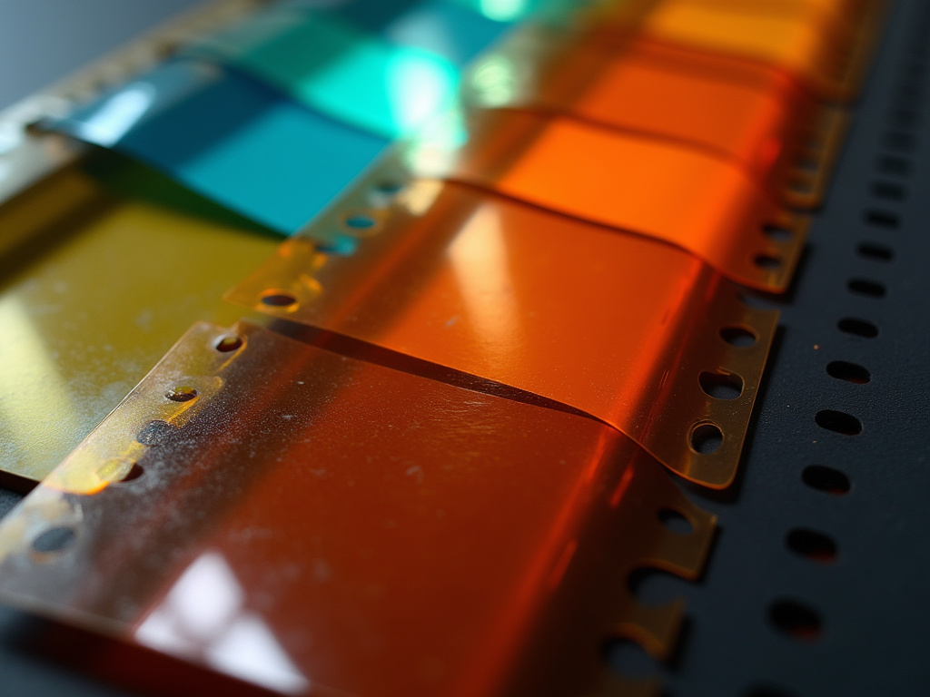 Colorful film sheets — custom dtf transfers
