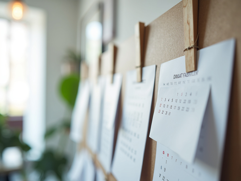 Content calendar board — BlckPanda content marketing