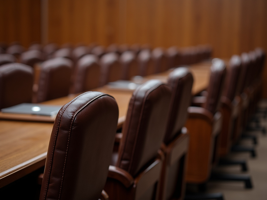 Courtroom chairs — burn injury lawyer phoenix