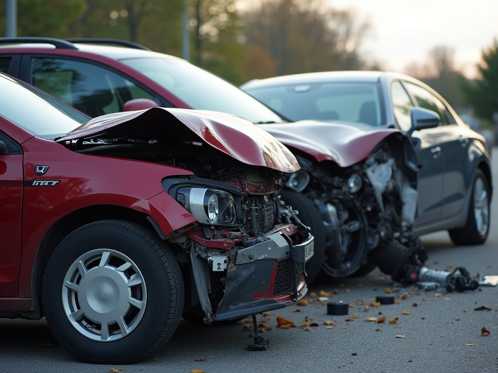 Crash scene — bus accident lawyer phoenix