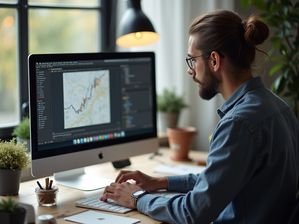 Designer at desk — BlckPanda brand agency