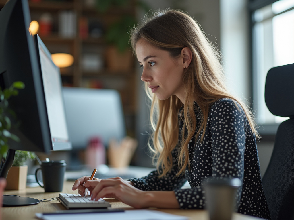 Designer at desk — BlckPanda brand agency