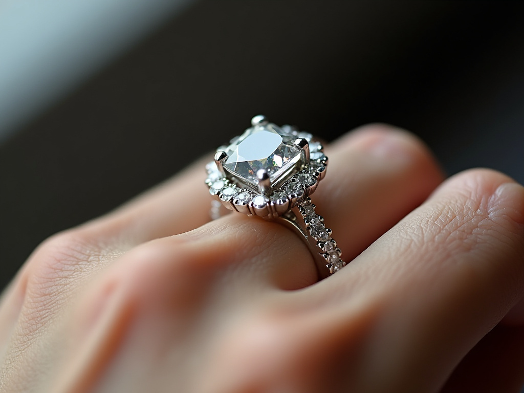 Diamond ring — jewelry store