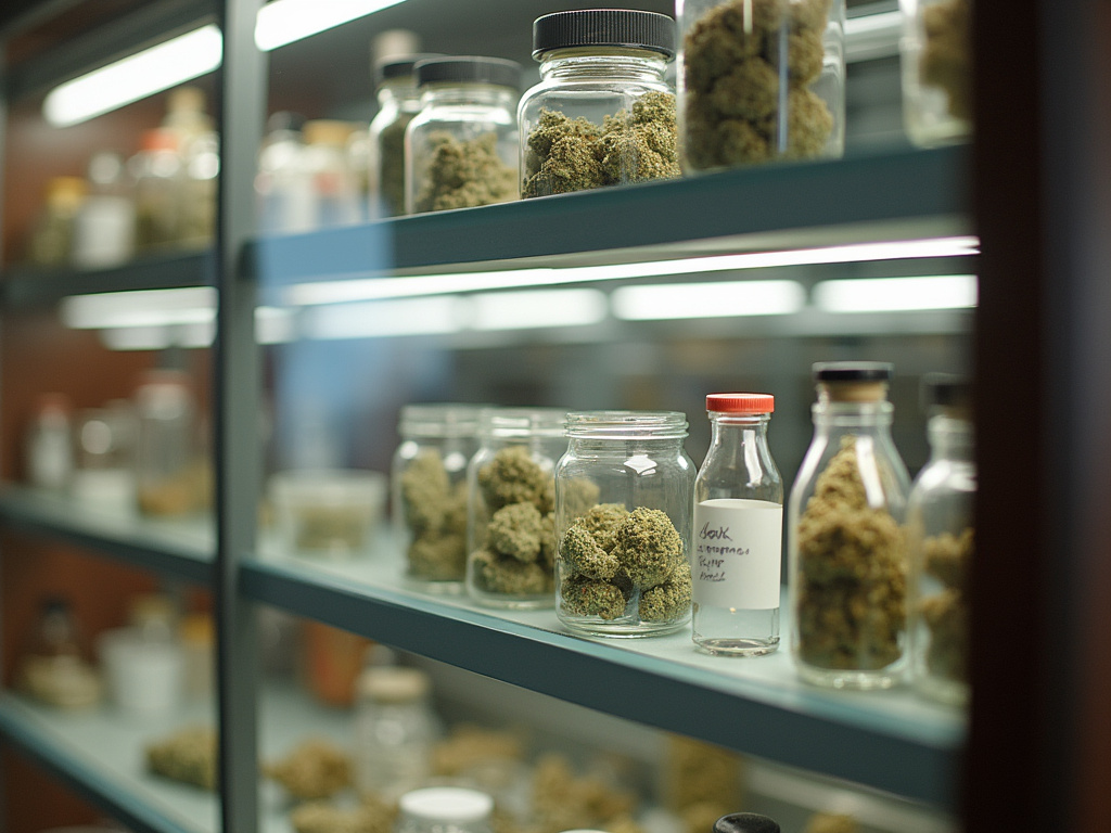 Dispensary display case — cannabis dispensary Maine