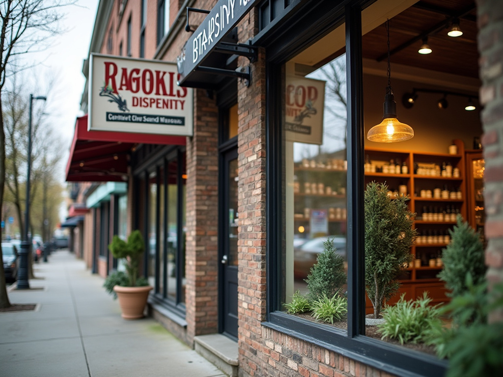 Dispensary storefront — cannabis dispensary near Acadia National Park