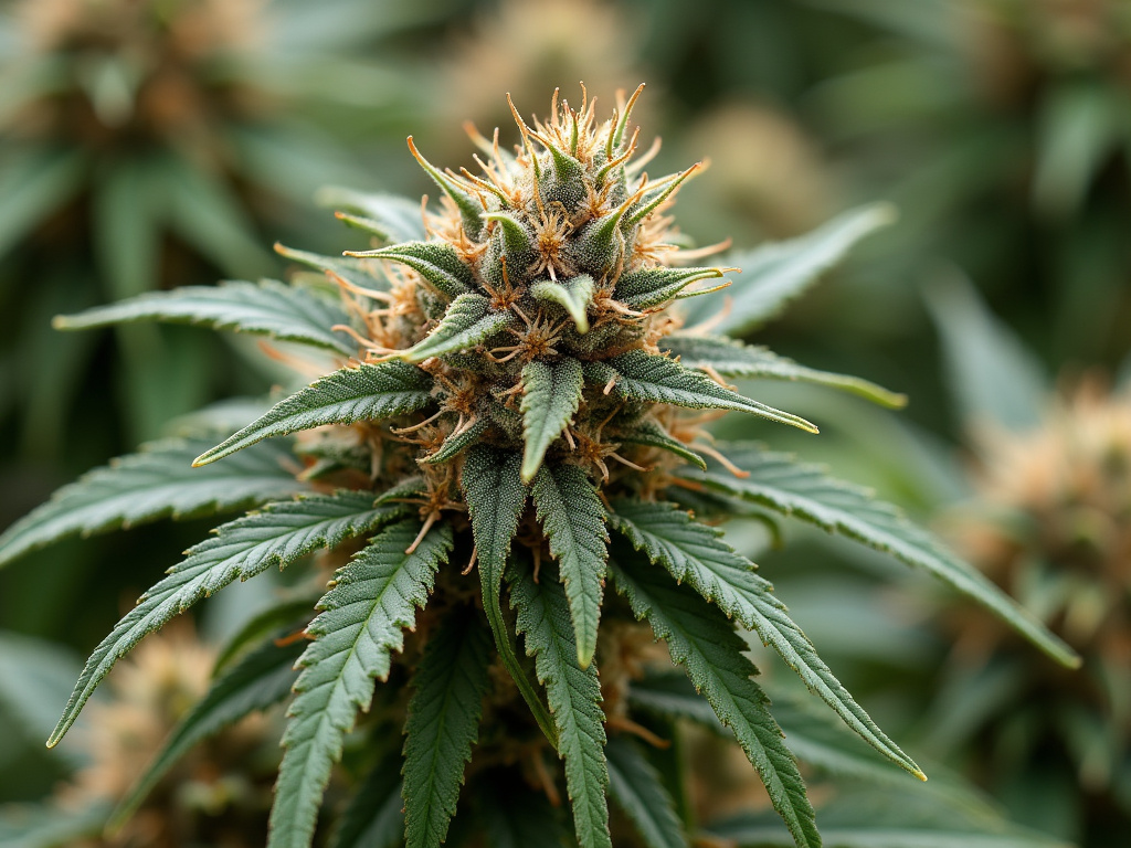 Dried cannabis flower — hybrid strains
