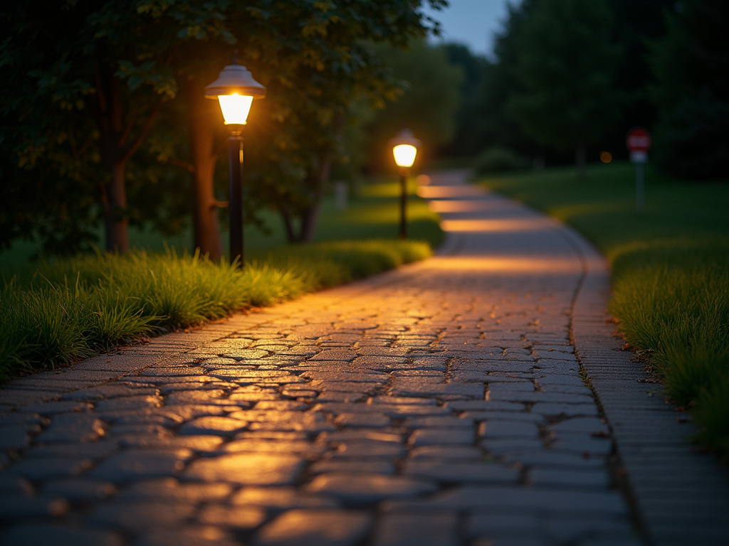 Driveway path lighting — all-in-two solar lights