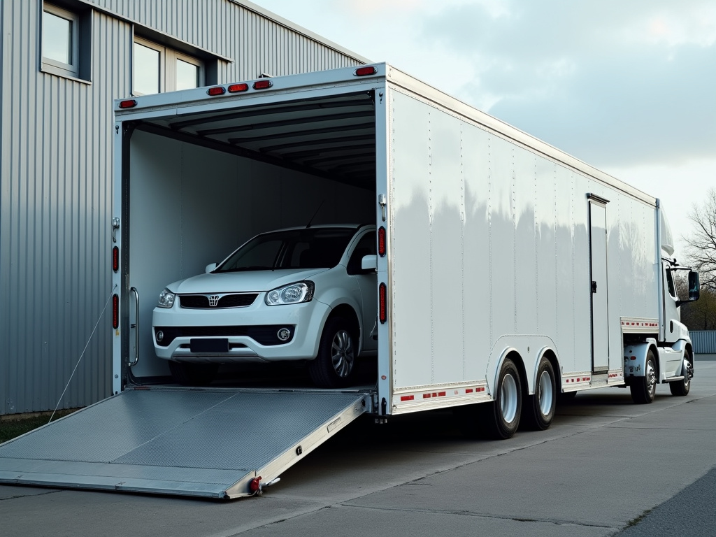Enclosed auto carrier — car shipping Alabama