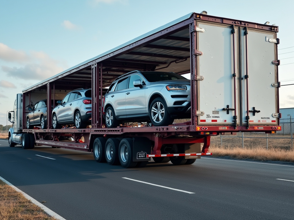 Enclosed auto carrier — car shipping Iowa