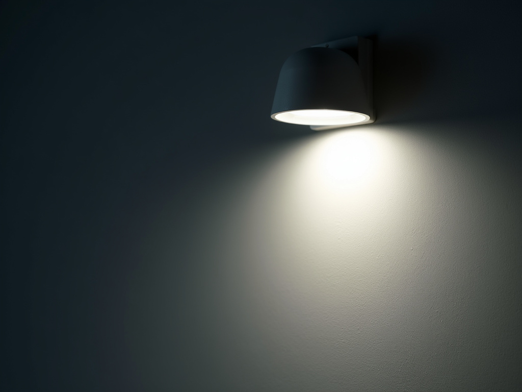 Floodlight on wall — solar security lights