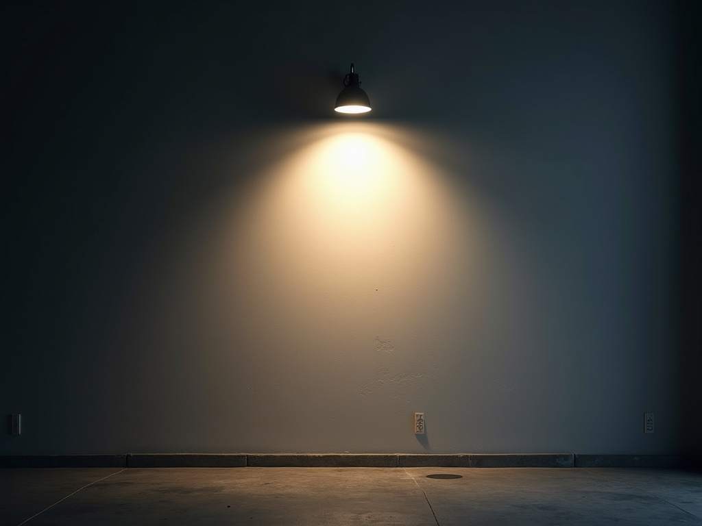 Floodlight on wall — solar security lights