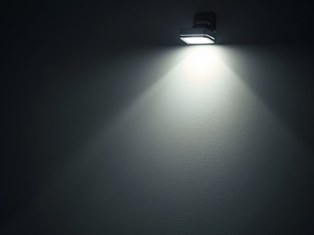 Floodlight on wall — solar security lights