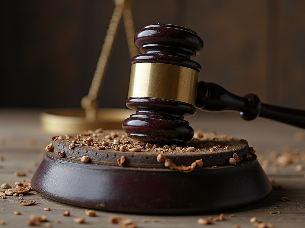 Gavel and scales — los angeles car accident lawyer