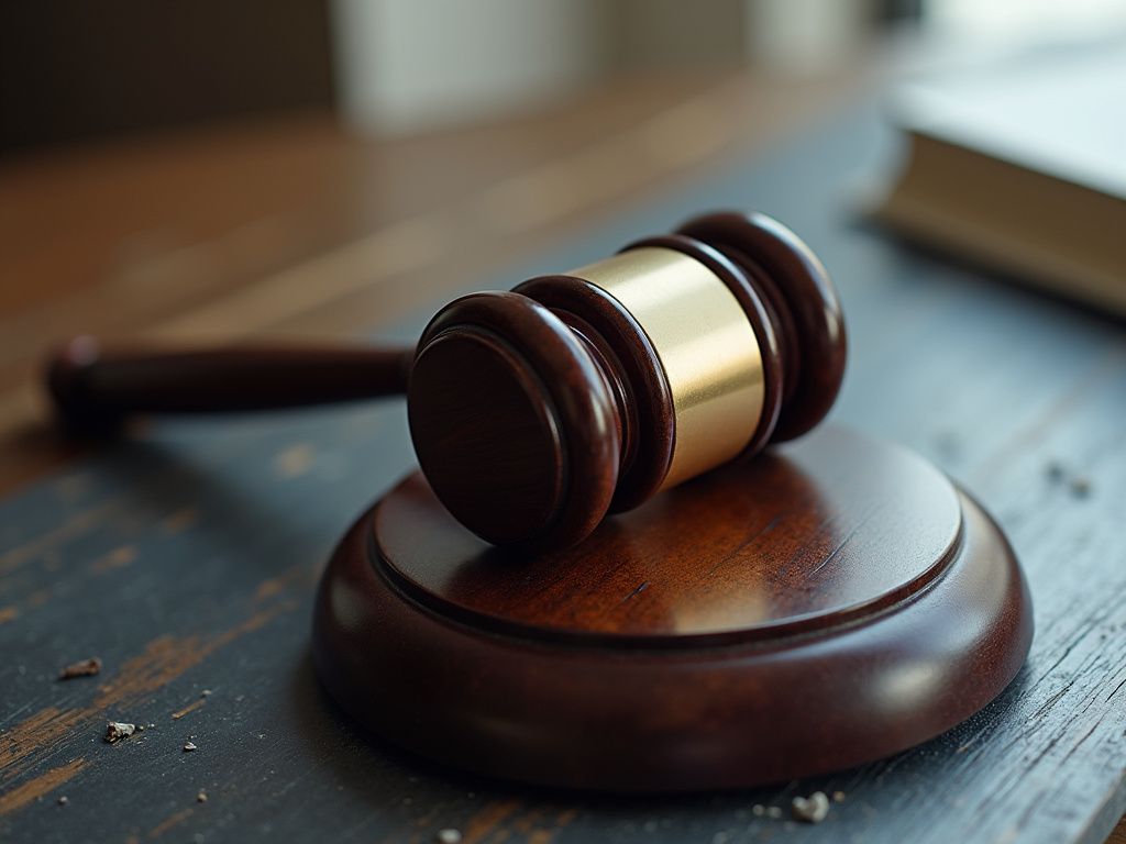 Gavel and scales — los angeles motorcycle accident lawyer
