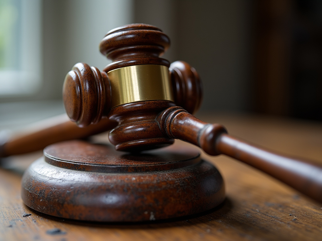Gavel and scales — los angeles motorcycle accident lawyer