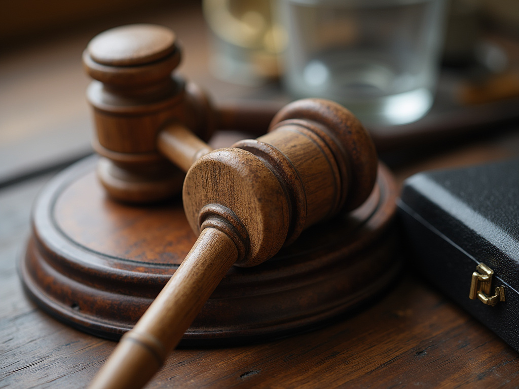 Gavel and scales — los angeles motorcycle accident lawyer