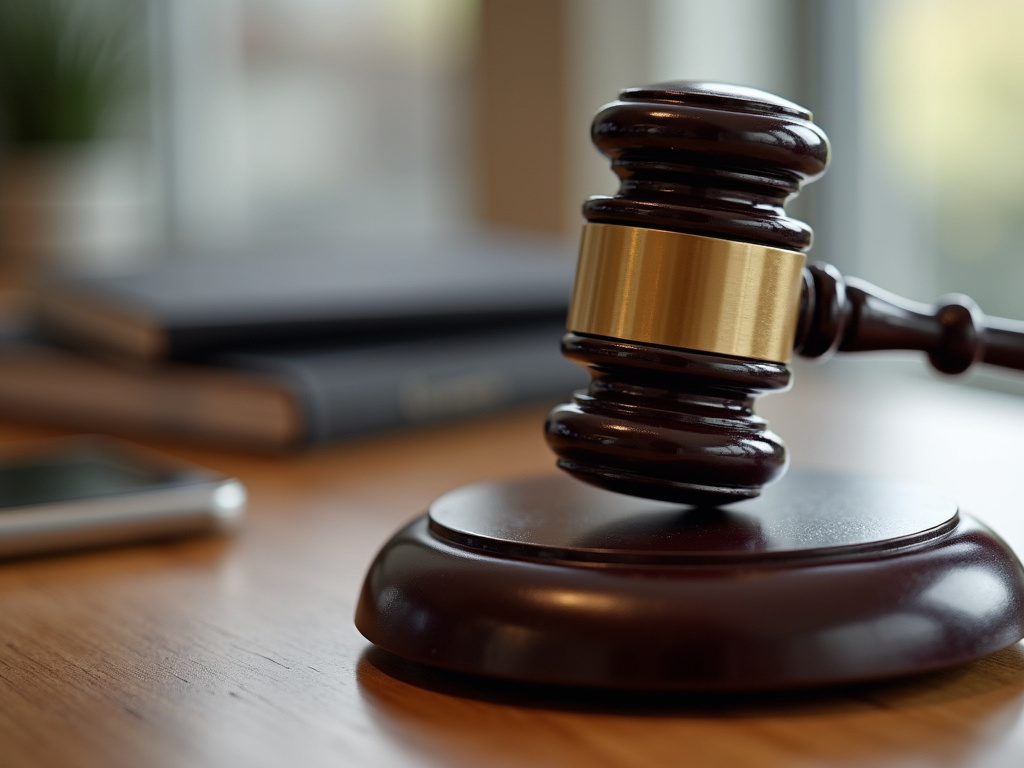 Gavel on desk — accident lawyer phoenix
