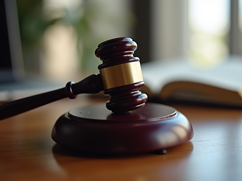 Gavel on desk — los angeles fatal car accident lawyer