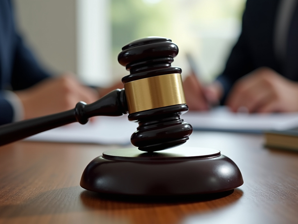 Gavel on desk — los angeles fatal car accident lawyer