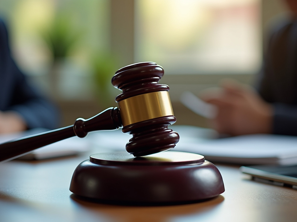 Gavel on desk — los angeles fatal car accident lawyer